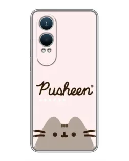 Чехол для OnePlus Nord CE4 Lite с картинкой «Pusheen логотип»