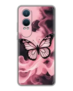Чехол для OnePlus Nord CE4 Lite с картинкой «Бабочка в дыму»