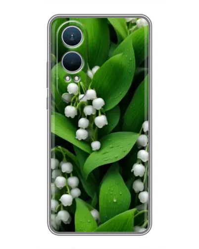 Чехол для OnePlus Nord CE4 Lite с картинкой «Ландыши в зелени»