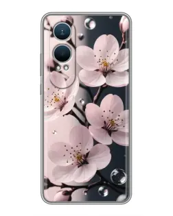 Чехол для OnePlus Nord CE4 Lite с картинкой «Нежная сакура и капли»