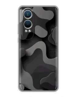 Чехол для OnePlus Nord CE4 Lite с картинкой «Темный абстрактный камуфляж»