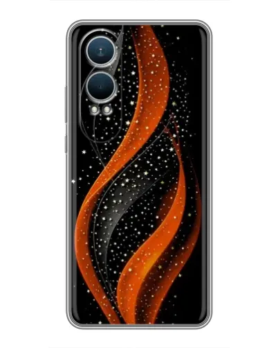 Чехол для OnePlus Nord CE4 Lite с картинкой «Огненная звездная волна»