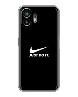 Чехол для OnePlus Nord CE6 Lite с картинкой «Минимализм от Nike»