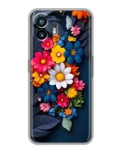 Чехол для OnePlus Nord CE6 Lite с картинкой «Цветочная феерия»