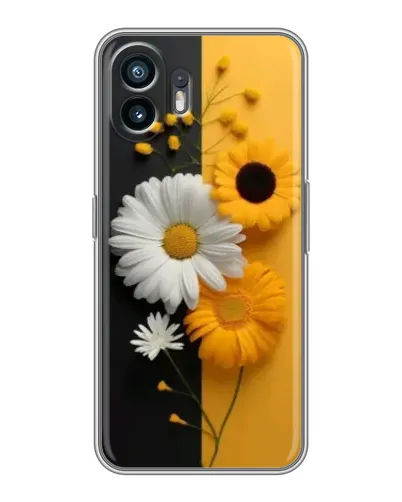 Чехол для OnePlus Nord CE6 Lite с картинкой «Подсолнух и ромашка»