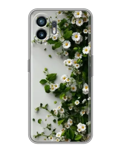 Чехол для OnePlus Nord CE6 Lite с картинкой «Ветка мелких белых цветов»