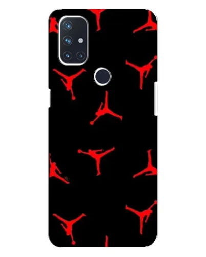 Чехол для OnePlus Nord N10 5G с картинкой «Jordan Red Pattern»
