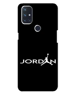 Чехол для OnePlus Nord N10 5G с картинкой «Jordan White Logo»