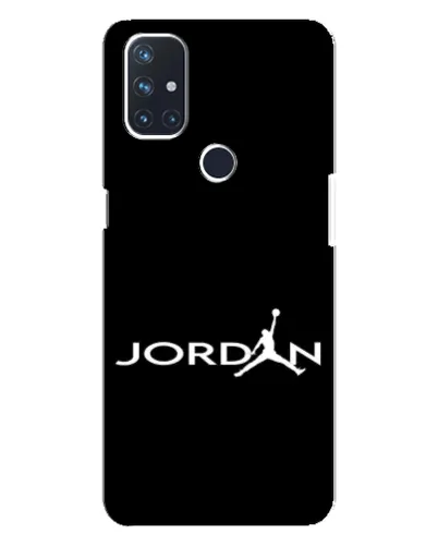 Чехол для OnePlus Nord N10 5G с картинкой «Jordan White Logo»