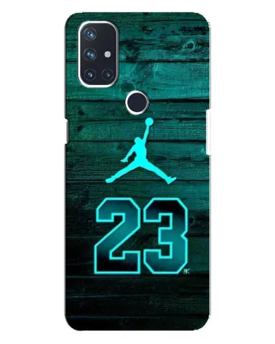 Чехол для OnePlus Nord N10 5G с картинкой «Jordan Cyan 23»