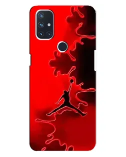 Чехол для OnePlus Nord N10 5G с картинкой «Jordan Red Smoke»