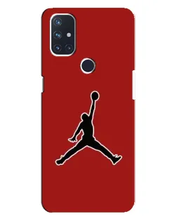 Чехол для OnePlus Nord N10 5G с картинкой «Jordan Red Back»