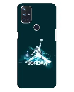 Чехол для OnePlus Nord N10 5G с картинкой «Jordan Blue Fire»