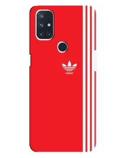 Чехол для OnePlus Nord N10 5G с картинкой «Красный минимализм Adidas» Чехол для OnePlus Nord N10 5G с картинкой «Красный минимализм Adidas»
