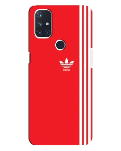 Чехол для OnePlus Nord N10 5G с картинкой «Красный минимализм Adidas» Чехол для OnePlus Nord N10 5G с картинкой «Красный минимализм Adidas»