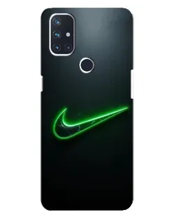 Чехол для OnePlus Nord N10 5G с картинкой «Неоновый контур Nike»