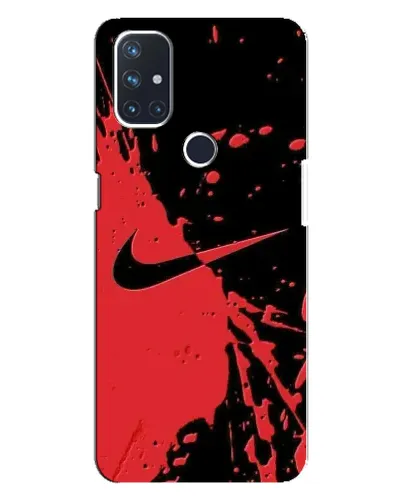 Чехол для OnePlus Nord N10 5G с картинкой «Красные брызги Nike» Чехол для OnePlus Nord N10 5G с картинкой «Красные брызги Nike»