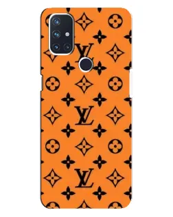 Чехол для OnePlus Nord N10 5G с картинкой «Оранжевый стиль LV»
