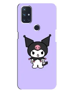 Чехол для OnePlus Nord N10 5G с картинкой «Kuromi — нежный фиолетовый»