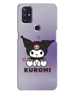 Чехол для OnePlus Nord N10 5G с картинкой «Kuromi — фиолетовый арт»