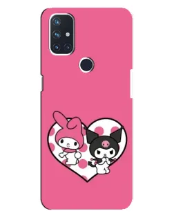 Чехол для OnePlus Nord N10 5G с картинкой «Kuromi и My Melody»