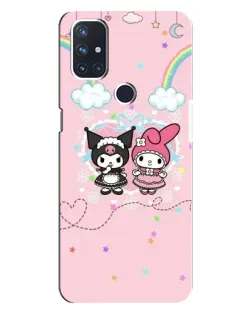 Чехол для OnePlus Nord N10 5G с картинкой «My Melody и Kuromi»
