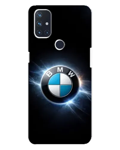 Чехол для OnePlus Nord N10 5G с картинкой «BMW — неоновое сияние»