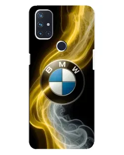 Чехол для OnePlus Nord N10 5G с картинкой «Золотистый дым BMW»