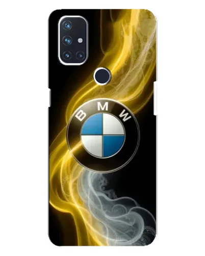 Чехол для OnePlus Nord N10 5G с картинкой «Золотистый дым BMW»