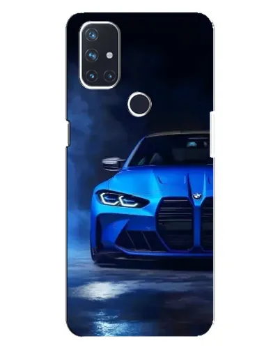 Чехол для OnePlus Nord N10 5G с картинкой «Голубая BMW M4»