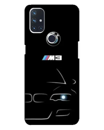 Чехол для OnePlus Nord N10 5G с картинкой «Минималистичный принт BMW M3»
