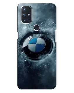Чехол для OnePlus Nord N10 5G с картинкой «Логотип BMW — лед»
