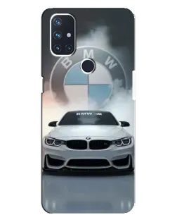 Чехол для OnePlus Nord N10 5G с картинкой «BMW в белом дыму»