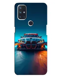 Чехол для OnePlus Nord N10 5G с картинкой «BMW — огни неона»