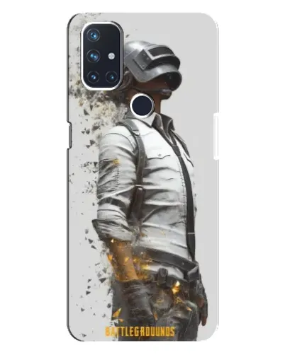 Чехол для OnePlus Nord N10 5G с картинкой «PUBG — боец в пыли»