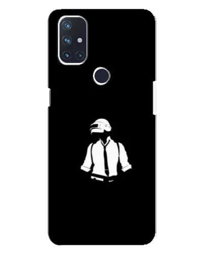 Чехол для OnePlus Nord N10 5G с картинкой «PUBG — белый шлем»