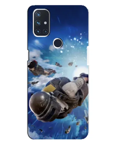 Чехол для OnePlus Nord N10 5G с картинкой «Десант PUBG — прыжок»