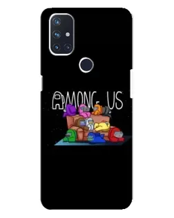 Чехол для OnePlus Nord N10 5G с картинкой «Логотип Among Us»