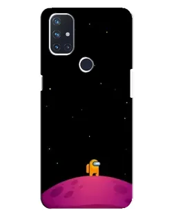 Чехол для OnePlus Nord N10 5G с картинкой «Одинокий герой на планете»