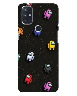 Чехол для OnePlus Nord N10 5G с картинкой «Космический паттерн Among Us»