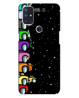 Чехол для OnePlus Nord N10 5G с картинкой «Команда Among Us»