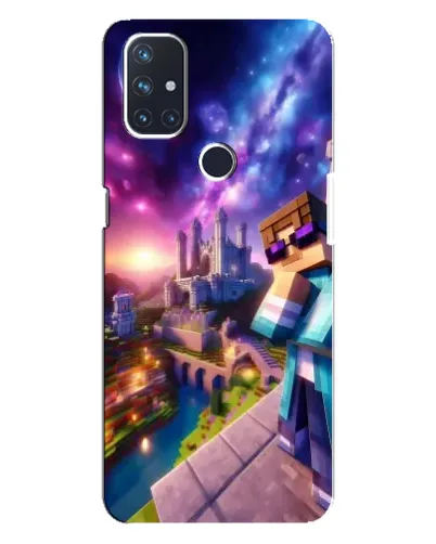 Чехол для OnePlus Nord N10 5G с картинкой «Стив и космос»