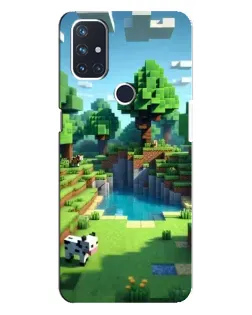 Чехол для OnePlus Nord N10 5G с картинкой «Minecraft летний день»
