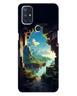 Чехол для OnePlus Nord N10 5G с картинкой «Вид из пещеры»