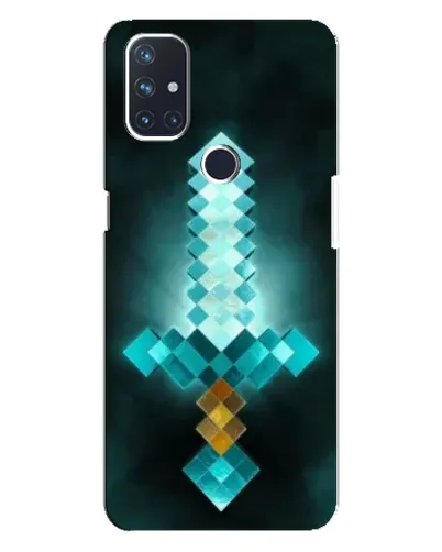 Чехол для OnePlus Nord N10 5G с картинкой «Алмазный меч неон»