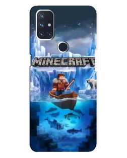 Чехол для OnePlus Nord N10 5G с картинкой «Minecraft ледяной мир»