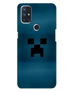 Чехол для OnePlus Nord N10 5G с картинкой «Крипер текстура»