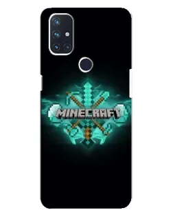 Чехол для OnePlus Nord N10 5G с картинкой «Minecraft Diamond лого»