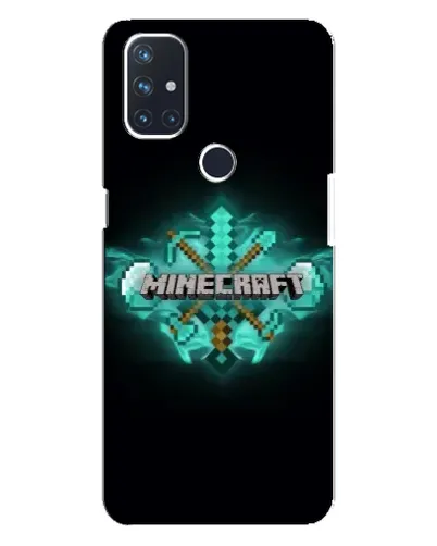 Чехол для OnePlus Nord N10 5G с картинкой «Minecraft Diamond лого»