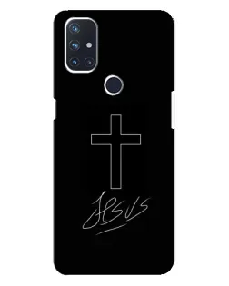 Чехол для OnePlus Nord N10 5G с картинкой «Графический крест Jesus» Чехол для OnePlus Nord N10 5G с картинкой «Графический крест Jesus»